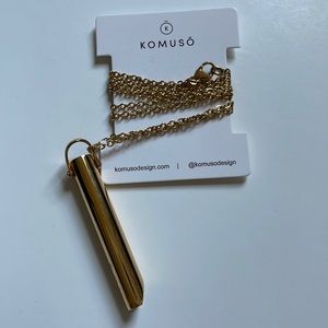 Komuso Shift necklace 14k